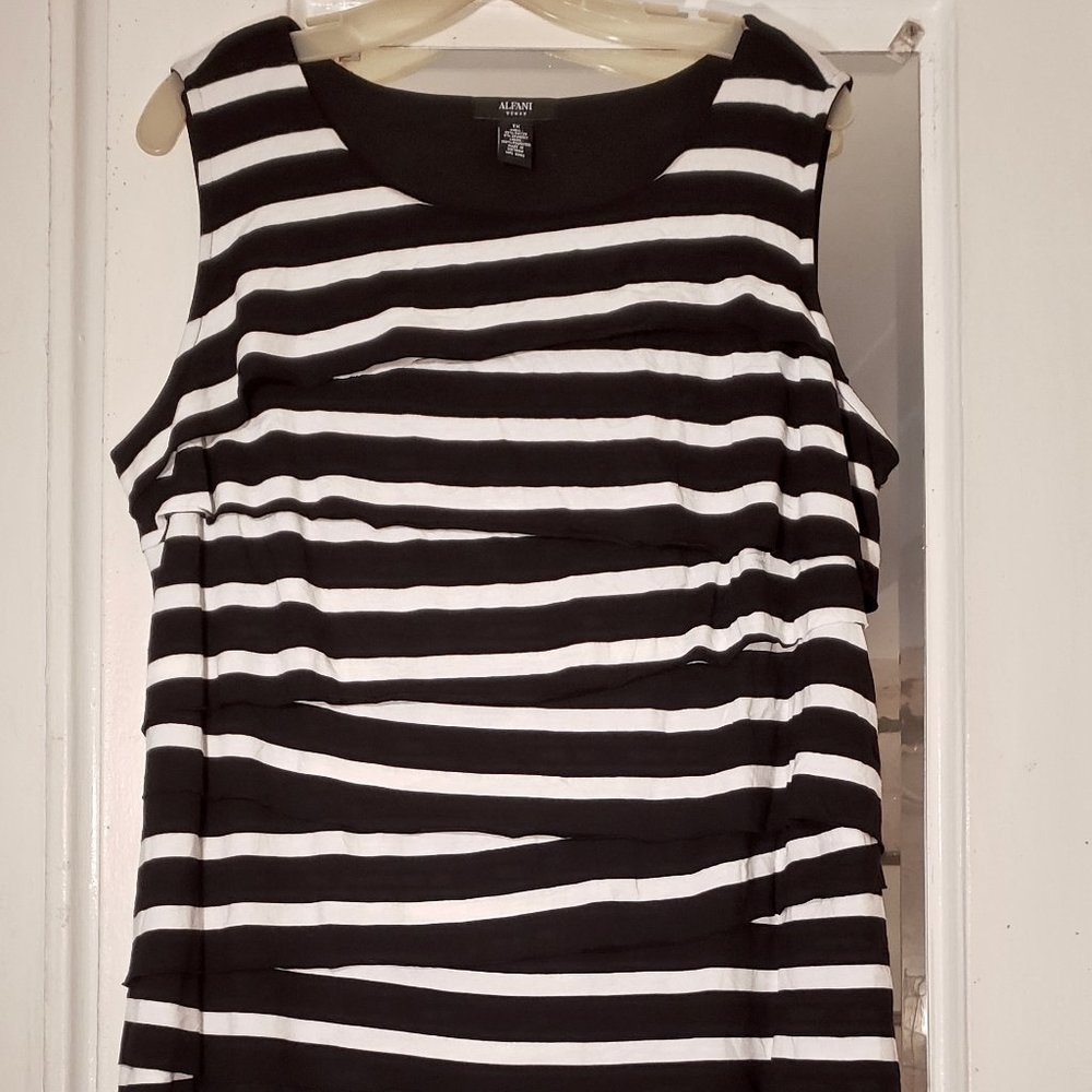 ALFANI WOMAN Stretch Knit Shift Dress Sz 1X